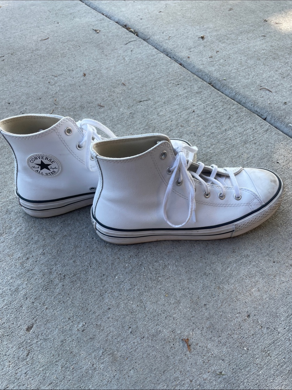 Converse White Kids High Top Sneakers - Classic Chuck Taylor